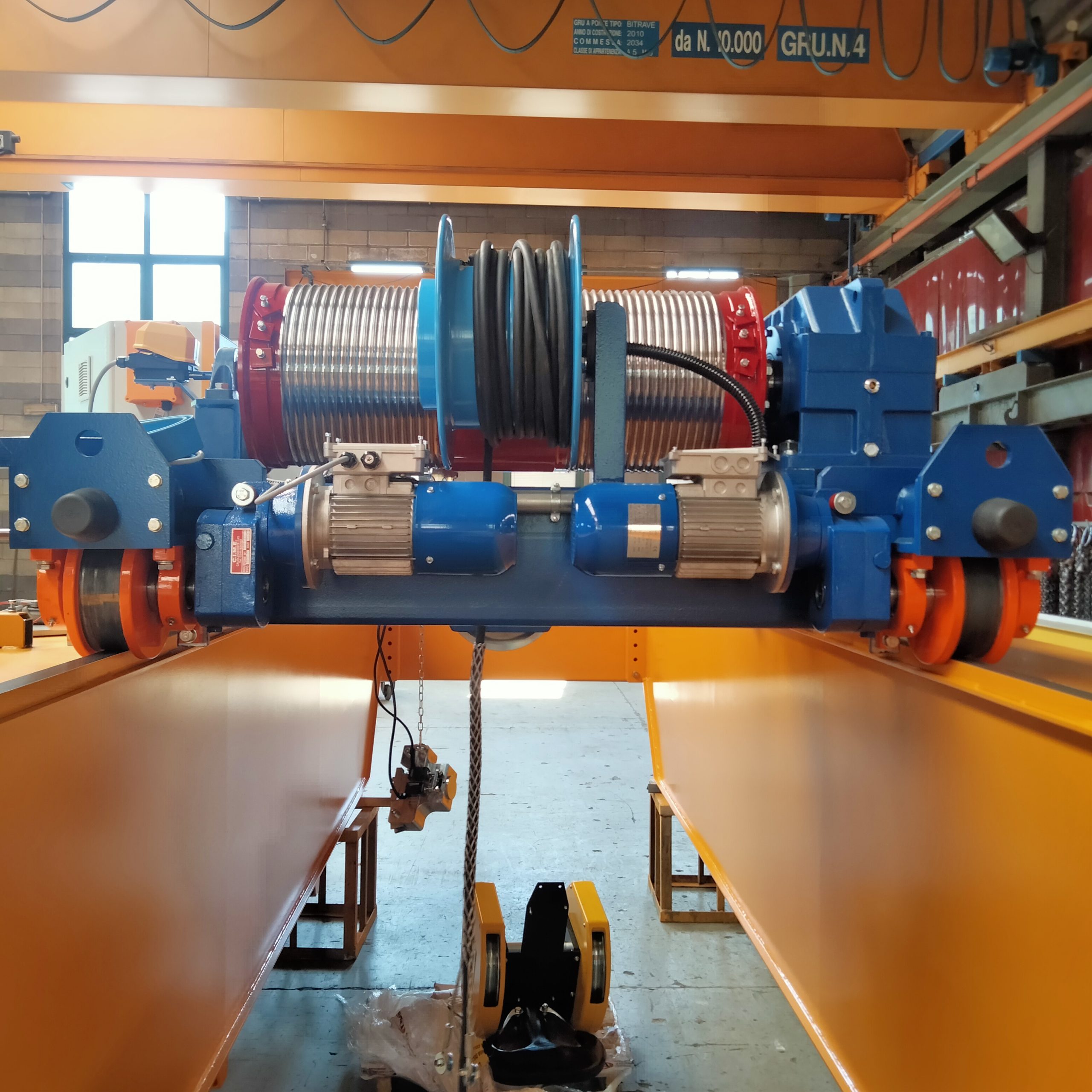 Carrello argano Lucernini da 15 tonnellate